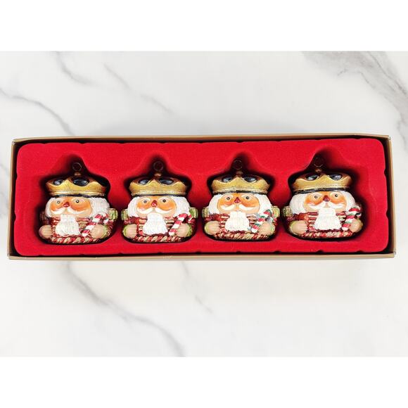Christopher Radko Nutcracker Crunch Place Card Holder 2 1/4" Resin Holidays x4 - Picture 2 of 16